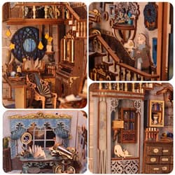 Galeria - zdjęcie nr. 5 - Miniaturowy domek Book Nook Pracownia alchemika