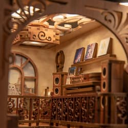 Galeria - zdjęcie nr. 2 - Miniaturowy domek Book Nook Sekretny gabinet