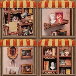 Galeria - zdjęcie nr. 2 - Miniaturowy domek Book Nook W cieniu dobrej książki