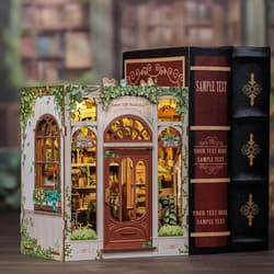 Galeria - zdjęcie nr. 3 - Miniaturowy domek mini Book Nook Antykwariat pod zielonym bluszczem