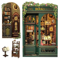 Galeria - zdjęcie nr. 4 - Miniaturowy domek mini Book Nook Księgarnia pod sową
