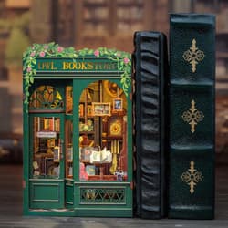 Galeria - zdjęcie nr. 2 - Miniaturowy domek mini Book Nook Księgarnia pod sową