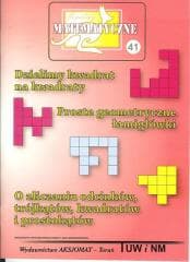 Miniatury matematyczne 41 Dzielimy kwadrat... - Praca zbiorowa