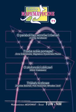 Miniatury matematyczne 71 - Anna Gołębiewska