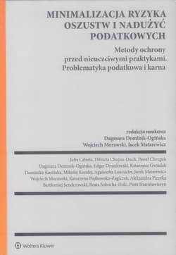 Minimalizacja ryzyka oszustw i nadużyć podatkowych - Praca zbiorowa