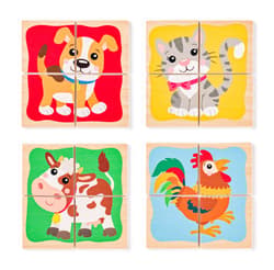 Galeria - zdjęcie nr. 5 - Minipuzzle „Zwierzątka” w drewnianym pudełku 93048