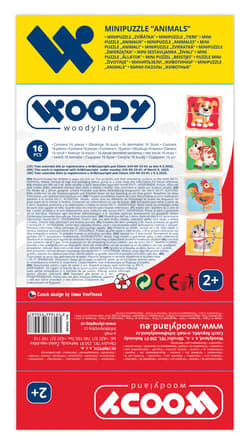 Galeria - zdjęcie nr. 3 - Minipuzzle „Zwierzątka” w drewnianym pudełku 93048