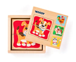 Galeria - zdjęcie nr. 2 - Minipuzzle „Zwierzątka” w drewnianym pudełku 93048