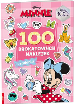 Minnie 100 brokatowych naklejek - Opracowanie Zbiorowe