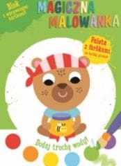 Miś. Magiczna malowanka z farbkami