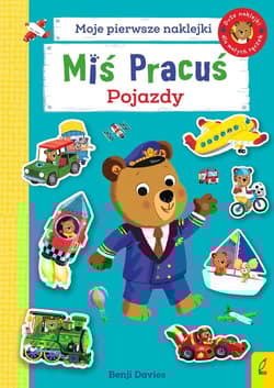Miś Pracuś Pojazdy Książka z naklejkami