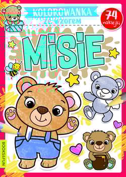 Misie. Kolorowanka ze wzorem