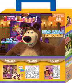 Misiu, pobawmy się!  Układaj i koloruj. Masza i niedźwiedź