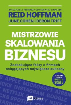 Mistrzowie skalowania biznesu Zaskakujące fakty o firmach osiągających największe sukcesy - Cohen June, Triff Deron