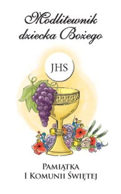 Modlitewnik dziecka bożego pamiątka i komunii świętej wersja dla dziewcząt (biały) - Śmiech Tadeusz