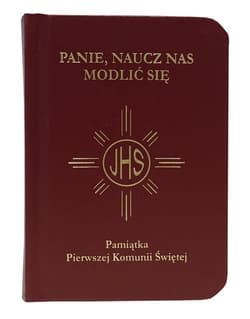 Modlitewnik Pierwsza Komunia Święta bordowy - Praca zbiorowa