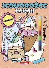 Modułowa kredka. Kawaii jednorożce z naklejkami - Katarzyna Salamon