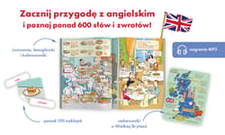 Galeria - zdjęcie nr. 3 - Mój pierwszy kurs angielskiego. Kapitan Nauka.  600 słów i zwrotów wyd. 2025