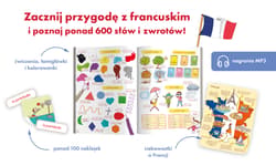 Galeria - zdjęcie nr. 3 - Mój pierwszy kurs francuskiego. Kapitan Nauka.  600 słów i zwrotów wyd. 2025
