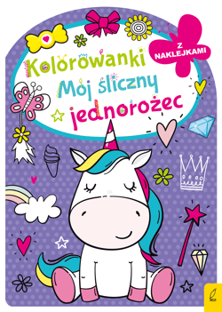 Mój śliczny jednorożec. Kolorowanka z wykrojnikiem