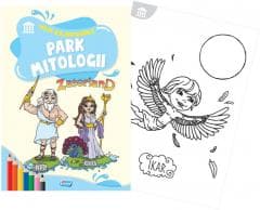 Moja kolorowanka. Park mitologii - Praca zbiorowa