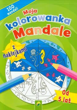 Moja kolorowanka z naklejkami Mandale