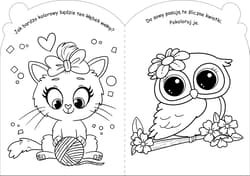 Galeria - zdjęcie nr. 2 - Moja śliczna sówka. Kolorowanka z wykrojnikiem