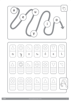 Galeria - zdjęcie nr. 3 - Moje dziecko nie czyta Ćwiczenia do nauki czytania Zeszyt 1