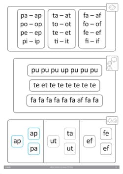 Galeria - zdjęcie nr. 4 - Moje dziecko nie czyta Ćwiczenia do nauki czytania Zeszyt 3