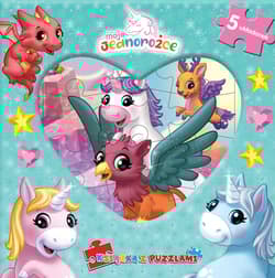 Moje Jednorożce. Książka z puzzlami - Opracowanie Zbiorowe