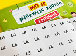 Galeria - zdjęcie nr. 4 - Moje pierwsze zdania z naklejkami wielokrotnego użytku zeszyt 1