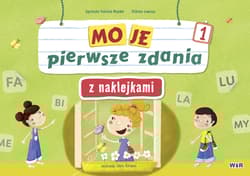 Moje pierwsze zdania z naklejkami wielokrotnego użytku zeszyt 1 - Agnieszka Fabisiak-Majcher, Elżbieta Ławczys
