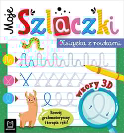 Moje szlaczki. Książka z rowkami. Wzory 3D - Anna Podgórska