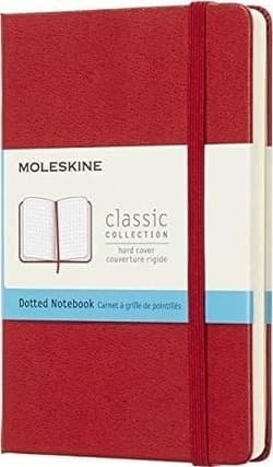 Moleskine Notes Classic 9x14 tw. kropki czerwony