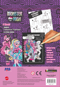 Galeria - zdjęcie nr. 3 - Monster High Ekstrazdrapka Witamy w straszyceum!