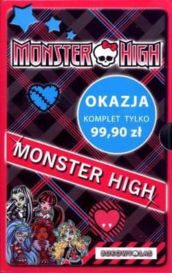 Monster High. Upiorna szkoła / Upiór z sąsiedztwa / Po moim trupie / O wilku mowa / Zabójczo stylowy notes Pakiet