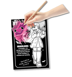 Galeria - zdjęcie nr. 4 - Monster High. Zdrapuj, koloruj, naklejaj