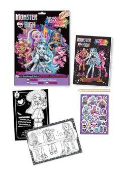 Galeria - zdjęcie nr. 2 - Monster High. Zdrapuj, koloruj, naklejaj