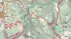 Galeria - zdjęcie nr. 2 - Montenegro Mountains Góry Czarnogóry trekking map 1:65 000 laminat 2024