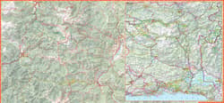 Galeria - zdjęcie nr. 5 - Montenegro Mountains Góry Czarnogóry trekking map 1:65 000 laminat 2024