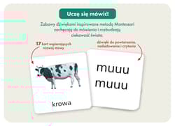 Galeria - zdjęcie nr. 4 - Montessori Karty obrazkowe Dźwięki (1-3 lata) Kapitan Nauka
