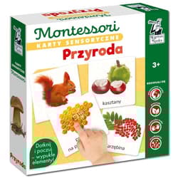 Montessori. Karty sensoryczne Przyroda 3+ - Katarzyna Dołhun