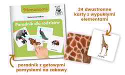 Galeria - zdjęcie nr. 4 - Montessori Zwierzęta tu i tam Karty sensoryczne z książeczką Kapitan Nauka