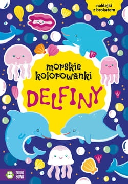 Morskie kolorowanki Delfiny