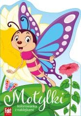 Motylki. Kolorowanka z naklejkami - Praca zbiorowa