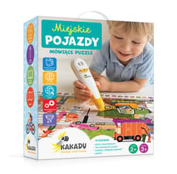 Mówiące puzzle interaktywne "Miejskie pojazdy" - Magdalena Młodnicka, Piotr Wojtyra