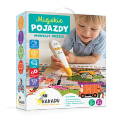 Mówiące puzzle interaktywne "Miejskie pojazdy" - Magdalena Młodnicka, Piotr Wojtyra