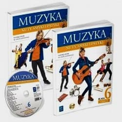 Muzyka Nuty smyki i patyki 6 Podręcznik z ćwiczeniami z płytą CD Część 1 i 2 Szkoła podstawowa - Sarnowska Malina, Kaczyńska Olivia