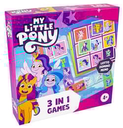My Little Pony gra 3w1 (Lotto,Domino,Memo) MLP