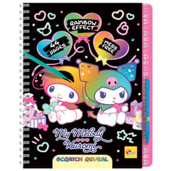 My melody i kuromi sketchbook scratch reveal